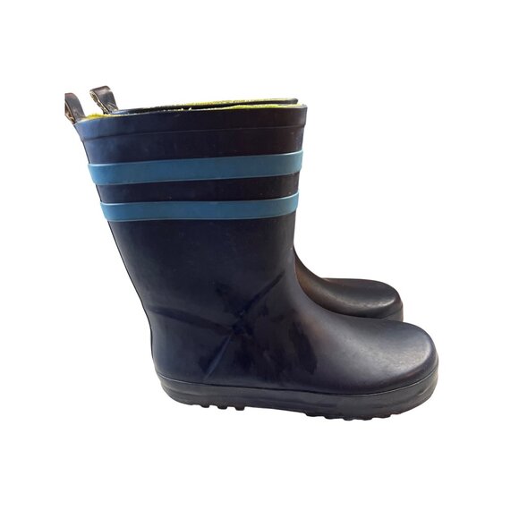 Gymboree Kids Rain Boots Size‎ 2 Navy Blue Rubber - Picture 3 of 6